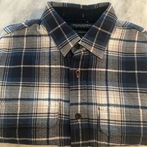 Banana Republic plaid Organic Cotton Button Down Shirt